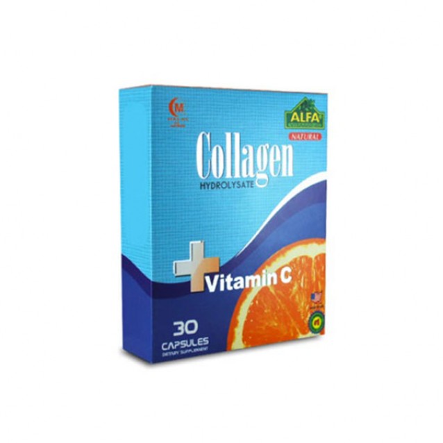 کپسول کلاژن همراه با ویتامین C آلفا 30 عدد