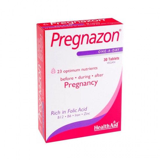 قرص پرگنازون هلث اید | مولتی ویتامین مناسب برای قبل، دوران بارداری و پس از آن