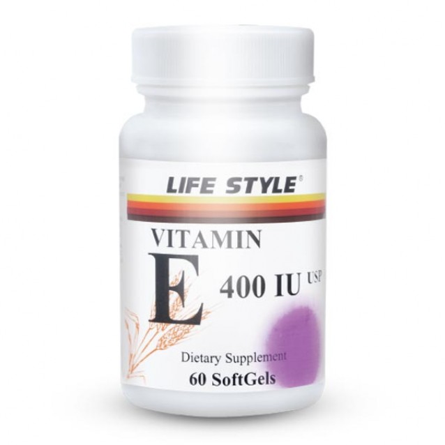 کپسول ویتامین E400 لایف استایل 60 عددی