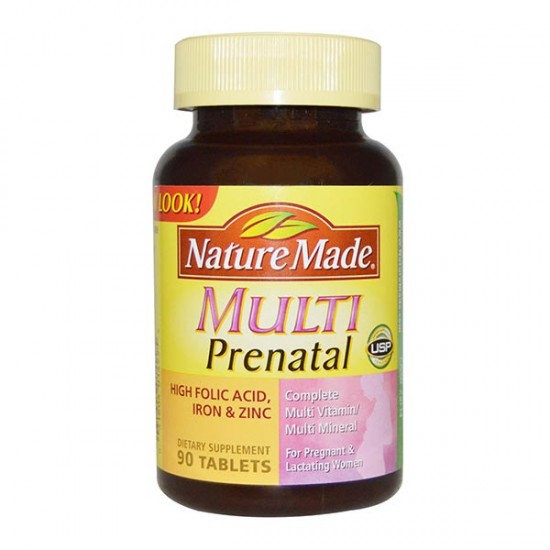 قرص مولتی پریناتال نیچرمید | مناسب جهت دوران بارداری و تکامل جنین