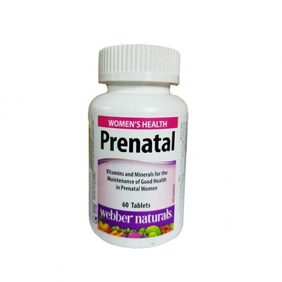 قرص پریناتال وبر نچرالز | حاوی انواع ویتامین و مواد معدنی برای دوران بارداری و شیردهی