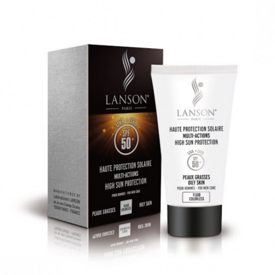 فلوئید ضد آفتاب آقایان لانسون | 40 میل | ضد آفتاب، مرطوب کننده، ضدلک و ضد چروک