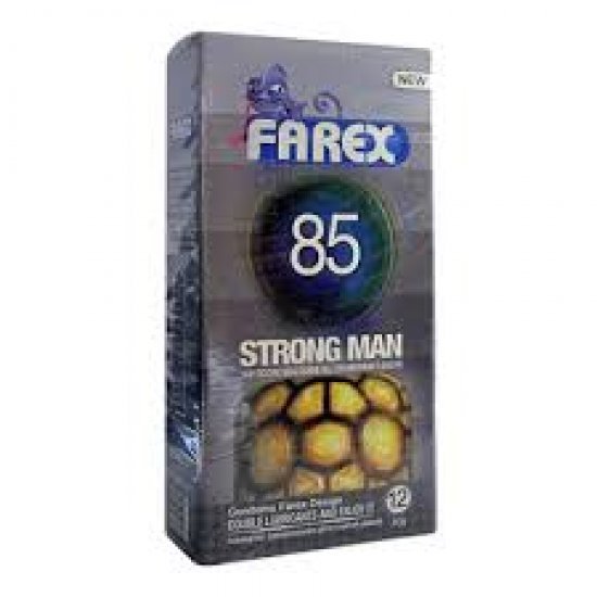 کاندوم 85 فارکس | 12 عدد | حاوی ژل تاخیری و ماده لارگو حهت افزایش سایز آلت تناسلی