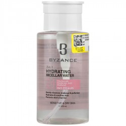 محلول پاک کننده آرایش آبرسان پوست خشک و حساس بیزانس 200 میل