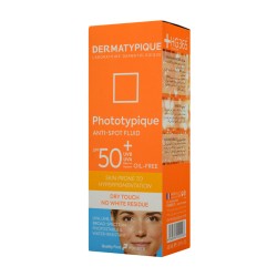 فلوئید ضد آفتاب روشن کننده +spf 50 فتوتیپیک درماتیپیک 40 میل
