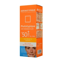 فلوئید ضد آفتاب پوست قرمز و حساس +spf 50 فتوتیپیک درماتیپیک 50 میل