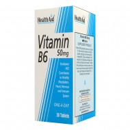 قرص ویتامین ب6 50 میلی گرم هلث اید 30 عددی