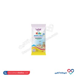 دستمال مرطوب پاک کننده دست و صورت کودک وی کر 12 عدد