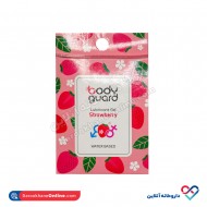ژل لوبریکانت توت فرنگی بادیگارد 3 ساشه ژل لوبریکانت توت فرنگی بادیگارد 3 ساشه