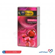 کاندوم سنستیو توت فرنگی کلایمکس 12 عددی کاندوم سنستیو توت فرنگی کلایمکس 12 عددی