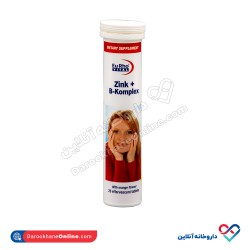قرص جوشان زینک و ب کمپلکس یوروویتال 20 عدد  قرص جوشان زینک و ب کمپلکس یوروویتال 20 عدد