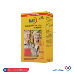 کپسول ویتامین ب کمپلکس یوروویتال 60 عددی کپسول ویتامین ب کمپلکس یوروویتال 60 عددی