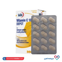 ویتامین سی 1000 دپو یوروویتال 60 عددی