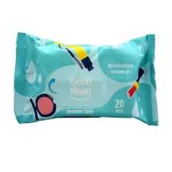 دستمال مرطوب آرایش پاک کن رطوبت رسان پوست گودمود 20 عددی
