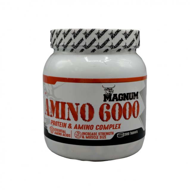 آمینو 6000 مگنوم نوتریشن 300 عدد آمینو 6000 مگنوم نوتریشن 300 عدد