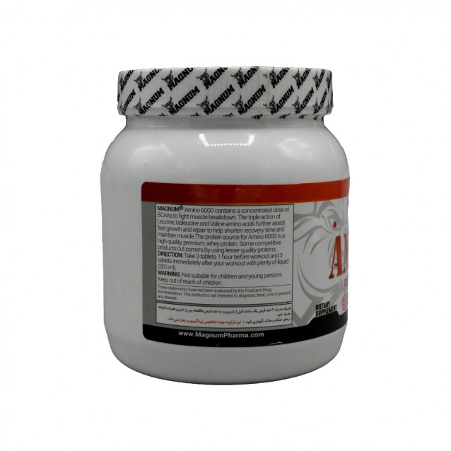 آمینو 6000 مگنوم نوتریشن 300 عدد آمینو 6000 مگنوم نوتریشن 300 عدد