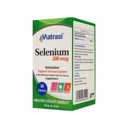 قرص سلنیوم 200 میلی گرم ماتراسی 30 عددی