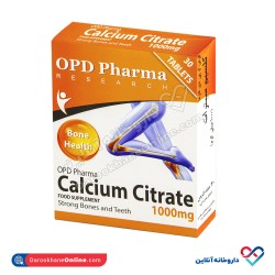 قرص کلسیم سیترات 1000میل او پی دی فارما 30 عددی قرص کلسیم سیترات 1000میل او پی دی فارما 30 عددی