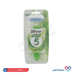 خود تراش ۵ لبه گلوریا سیلور 1 عدد خود تراش ۵ لبه گلوریا سیلور 1 عدد