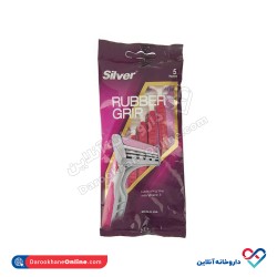 تیغ اصلاح زنانه سیلور مدل Rubber Grip تیغ اصلاح زنانه سیلور مدل Rubber Grip