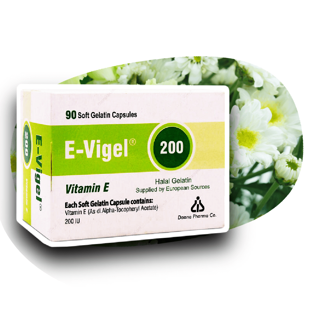 کپسول ویتامین ای ایویژل 200 داروسازی دانا 90 عددی