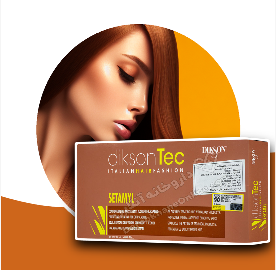 محلول احیا کننده ، محافظت کننده مو برای پوست های حساس دیکسون 12 عدد