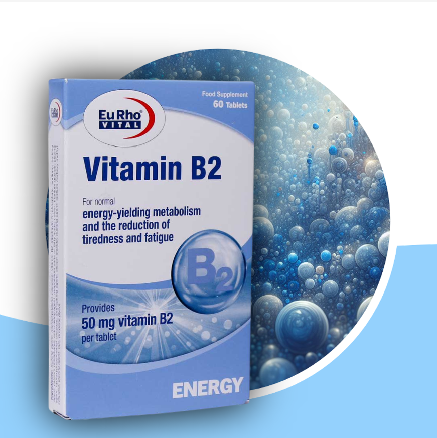 قرص ویتامین B2 یوروویتال 60 عددی