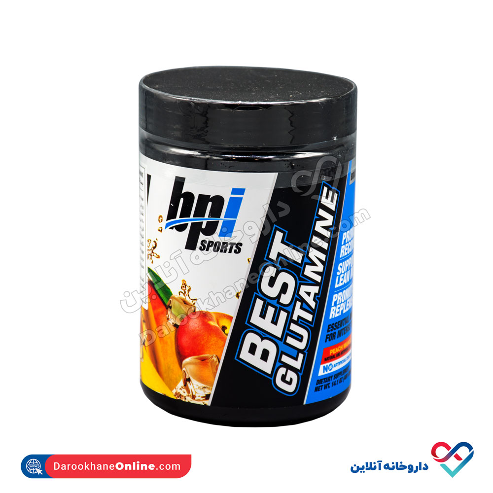 تصویر پودر بست گلوتامین بی پی آی 400 گرم bpi sports