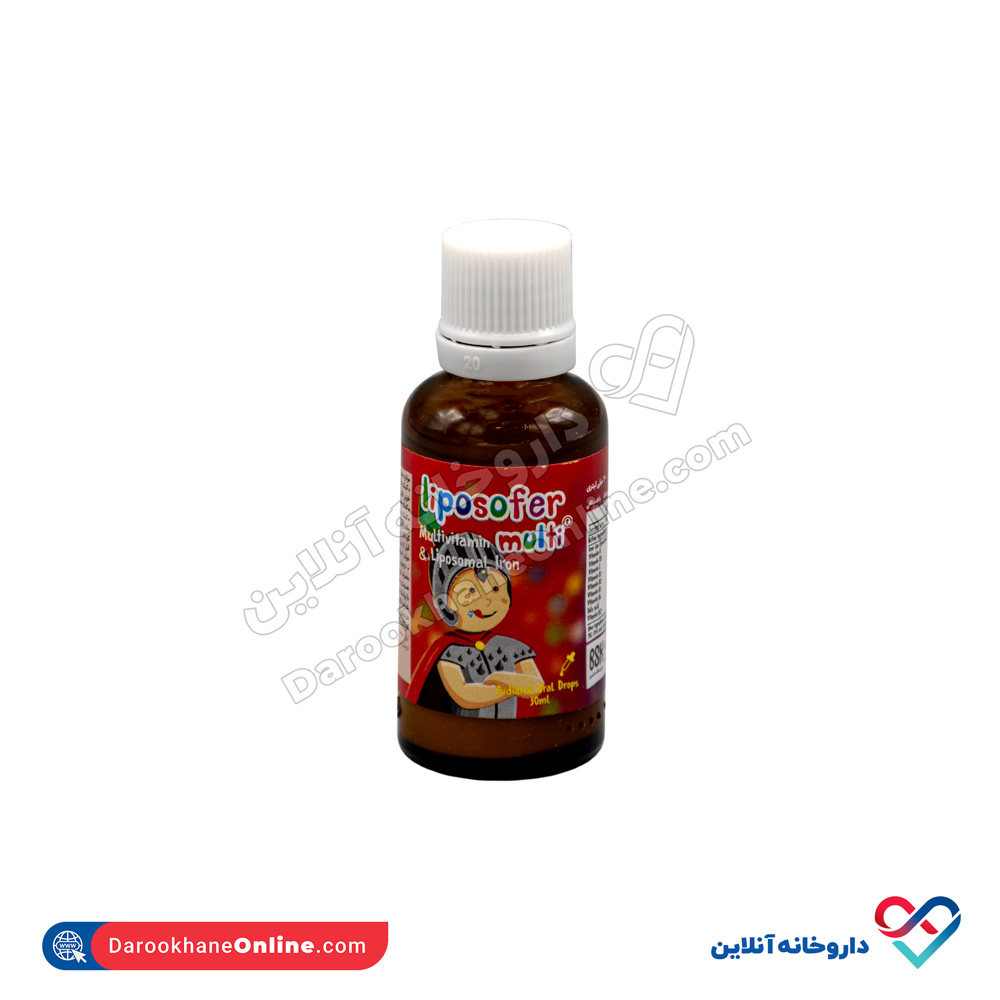 تصویر قطره خوراکی آهن لیپوزوفر مولتی بی اس کی 30 میلی لیتر