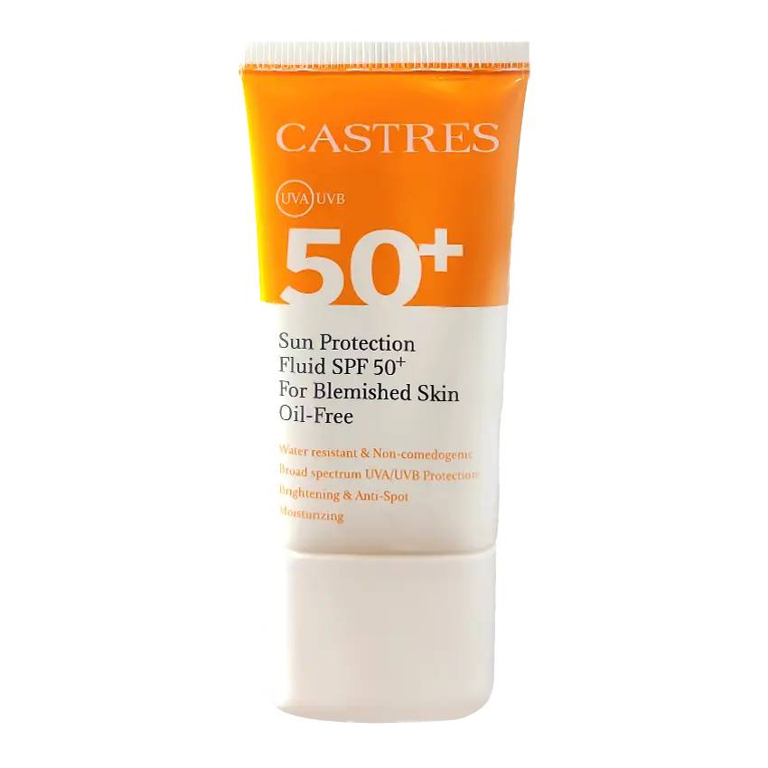 تصویر فلوئید ضد آفتاب و ضد لک +spf 50 کسترز 50 میل