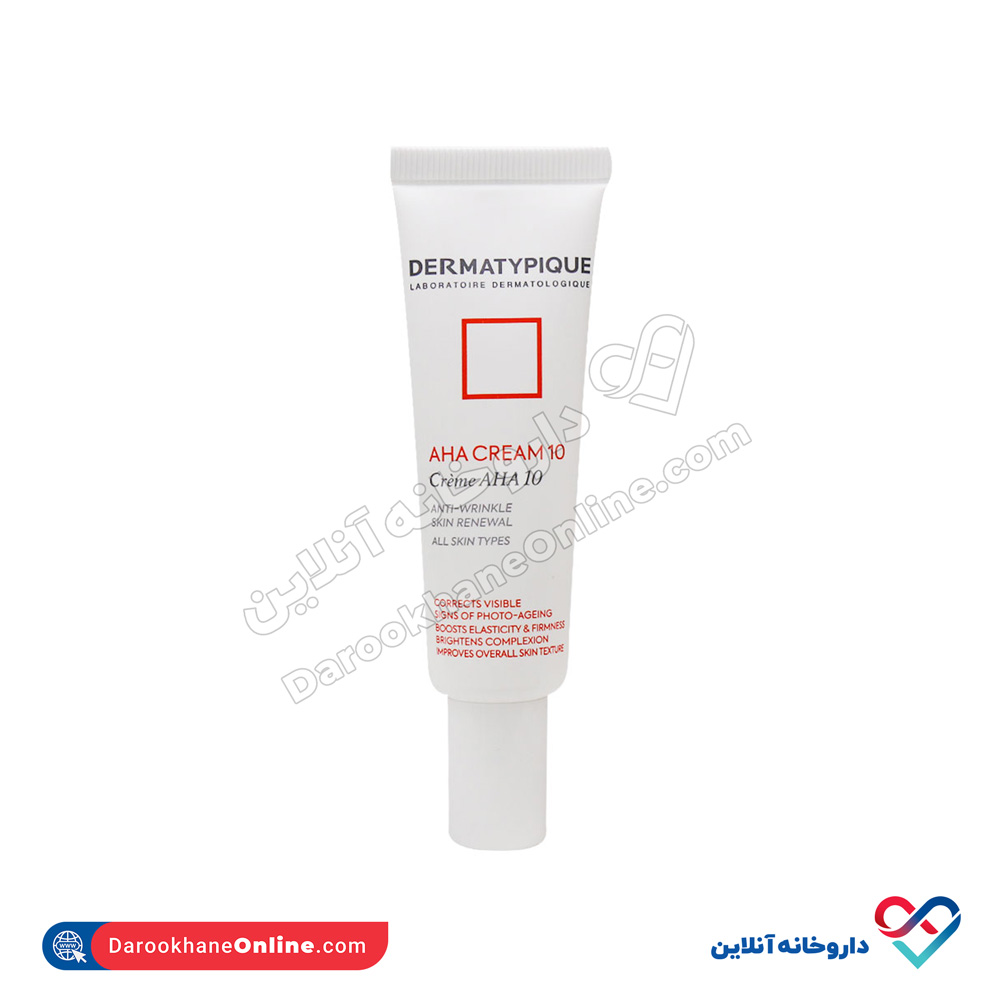 تصویر کرم لایه بردار AHA 10 درماتیپیک 30 میل
