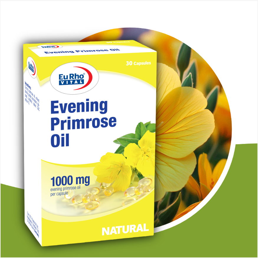 کپسول ایوینینگ پرایم رز اویل(گل مغربی) یوروویتال 30 عددی
