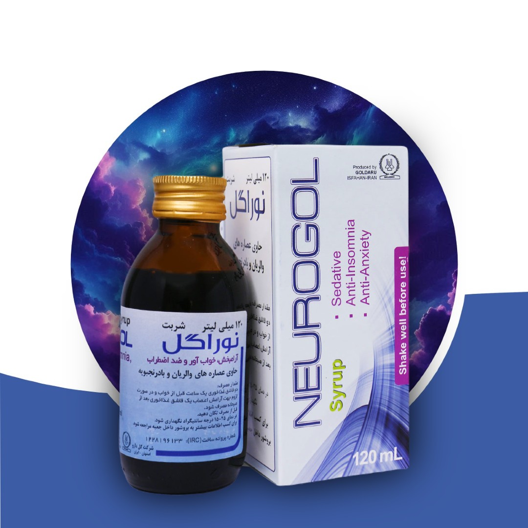 شربت نوراگل گل دارو 120 میلی