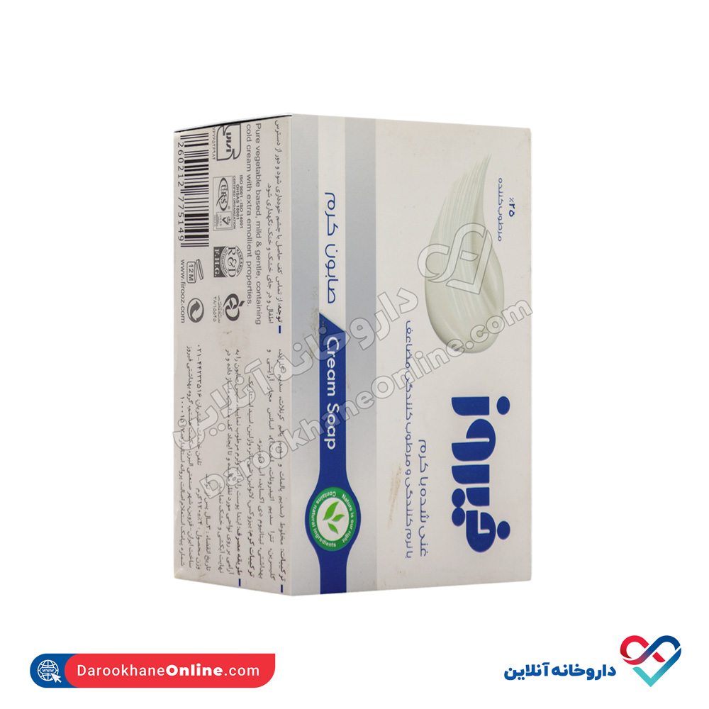 تصویر صابون کرم دار فیروز 120 گرم