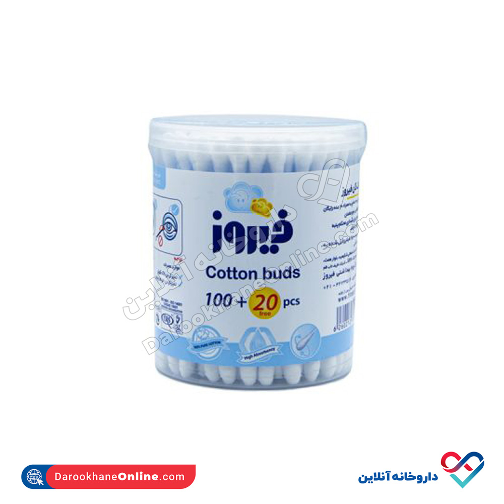 تصویر گوش پاک کن فیروز بسته 120 عدد