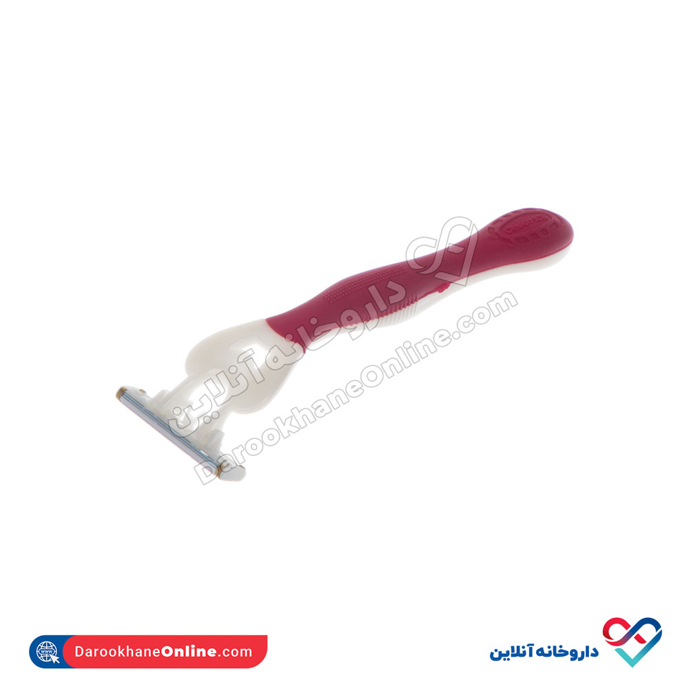 تصویر ژیلت زنانه آیس مدل blush3 بسته بندی 3 عددی