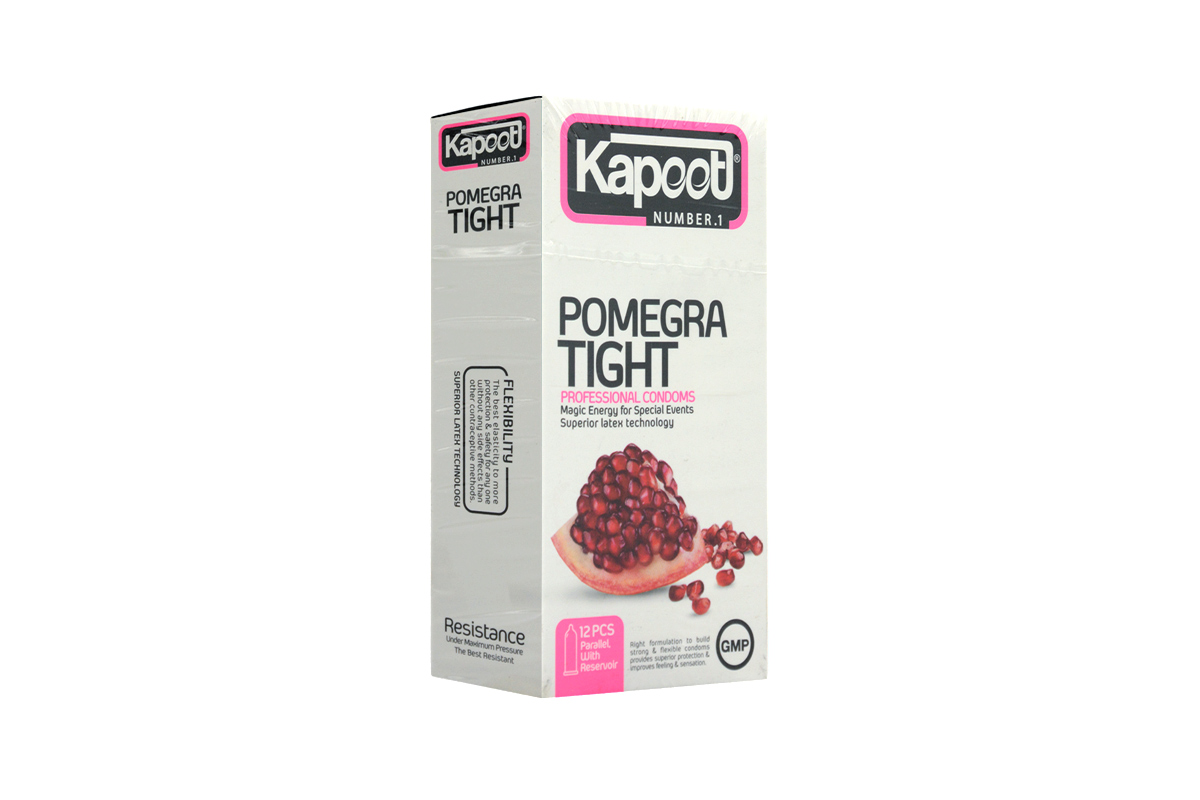 تصویر کاندوم مدل Pomegra Tight کاپوت 12 عددی