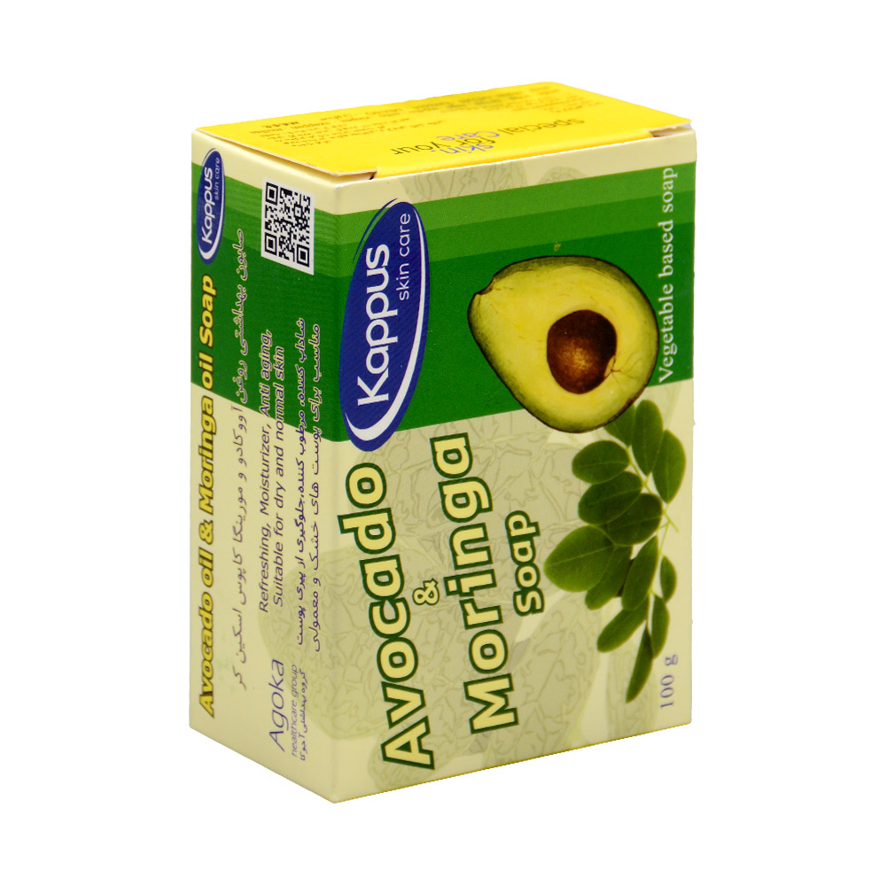 تصویر صابون روغن آووکادو و مورینگا کاپوس ۱۰۰ گرم 