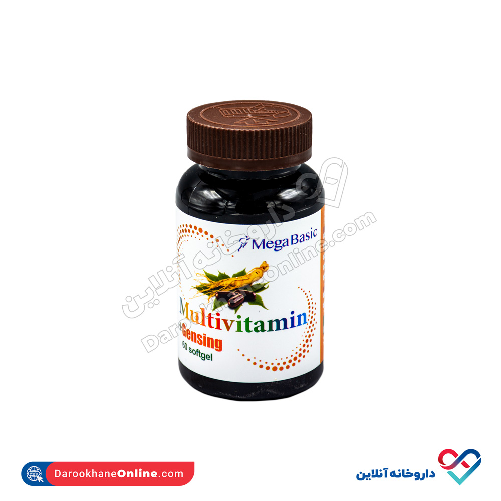 تصویر سافت ژل مولتی ویتامین پلاس جینسینگ کارن 60 عددی