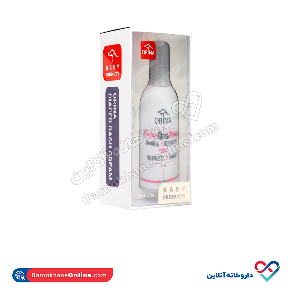 تصویر کرم سوختگی و اگزمای کودک اورینا 50 میل