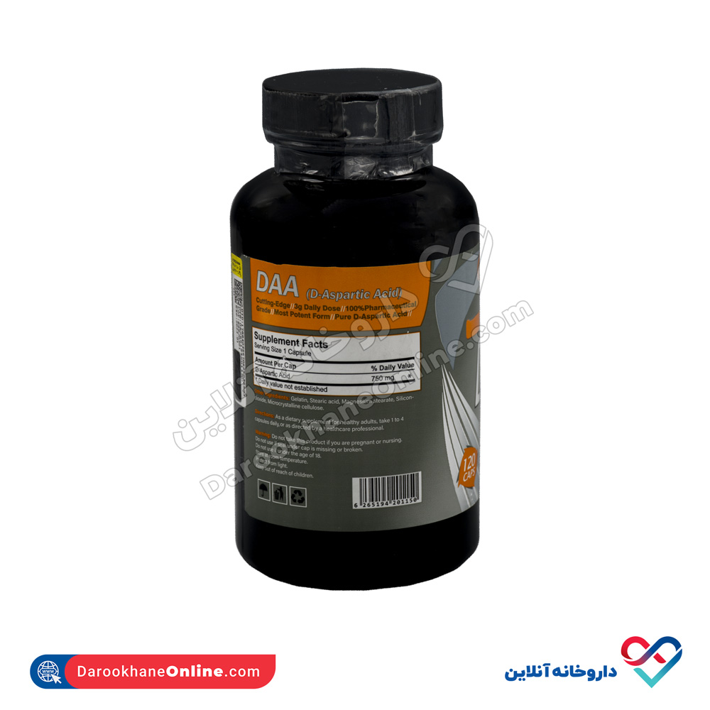 تصویر کپسول دی ای ای پرفرمنس اج 120 عددی