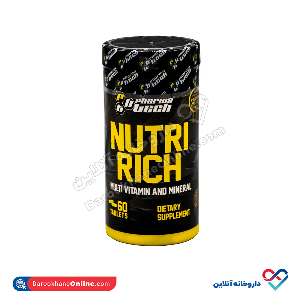 تصویر قرص مولتی ویتامین نوتری ریچ فارماتک 60 عددی