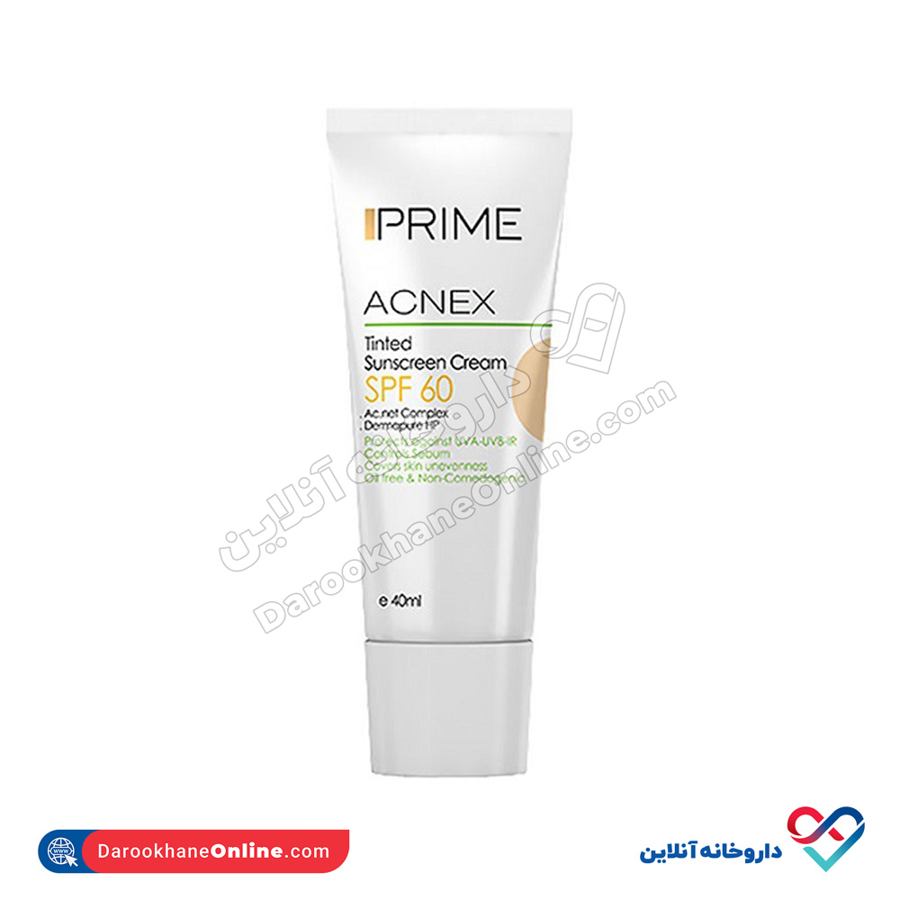 تصویر کرم ضد آفتاب رنگی فاقد چربی پریم SPF60