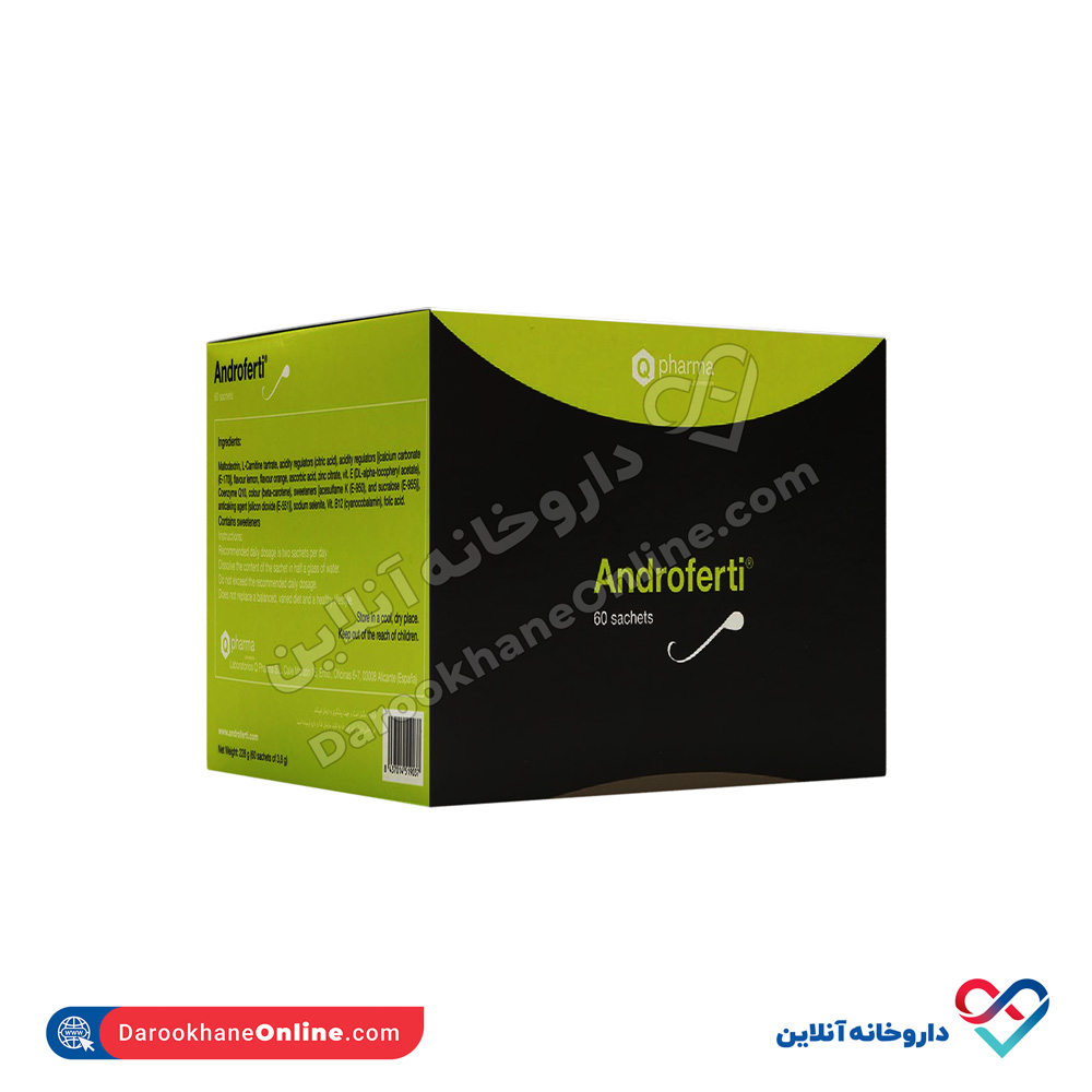 تصویر ساشه آندروفرتی کیو فارما 60 عددی