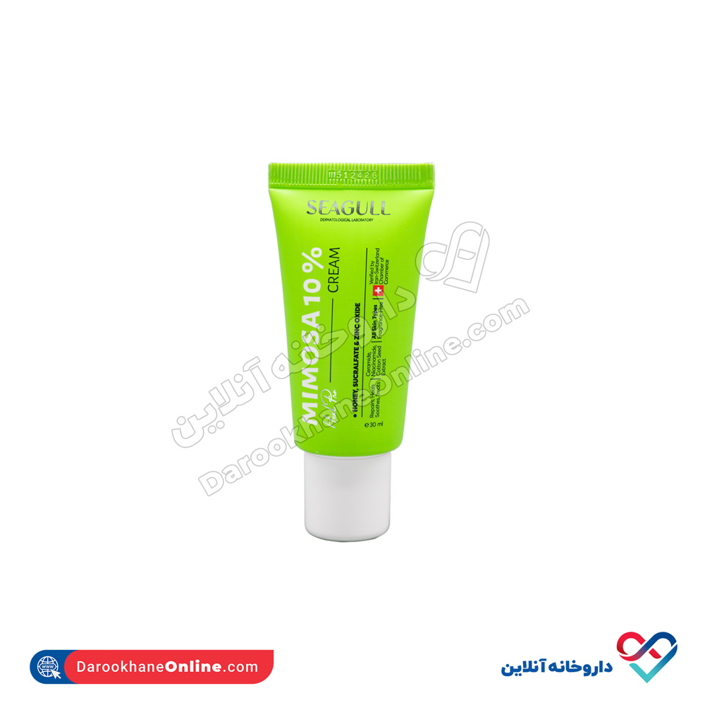 تصویر کرم ترمیم کننده میموزا 10% سی گل 30 میل 