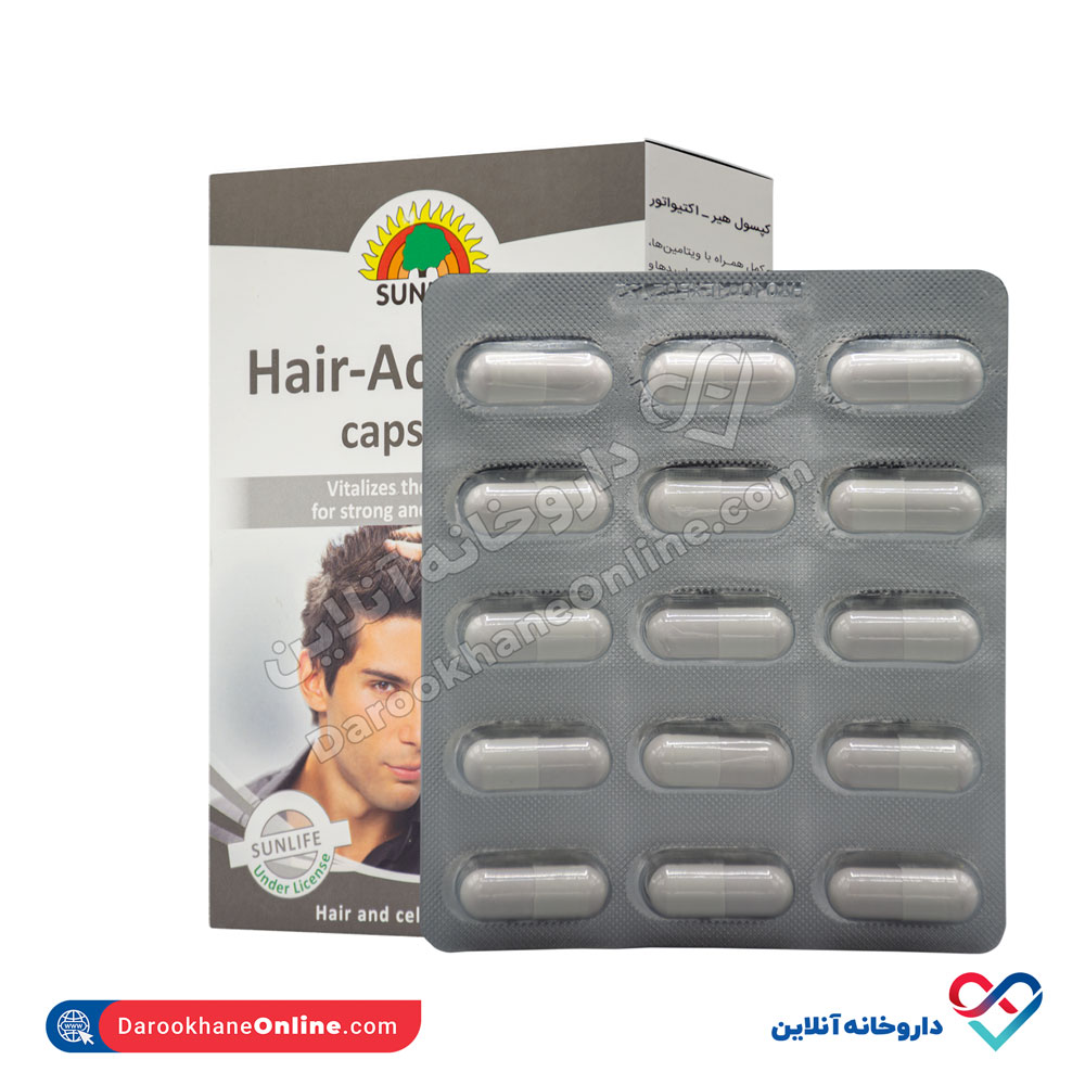 تصویر کپسول هیر اکتیویتور سان لایف 30 عددی