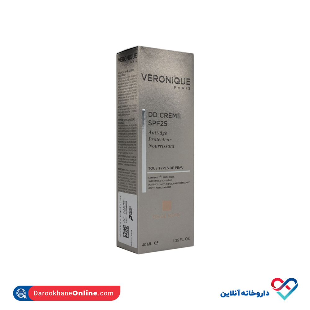تصویر دی دی کرم رنگی spf 25 ورونیک 40 میل