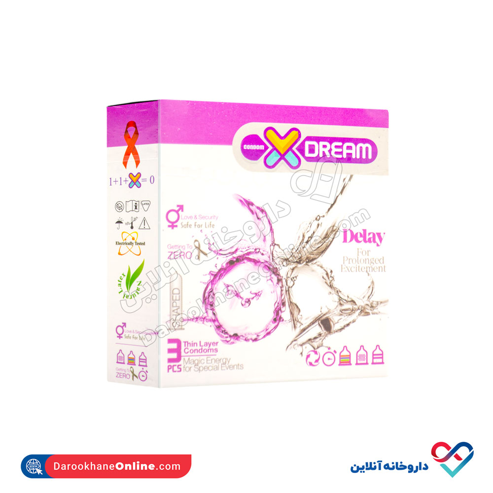 تصویر کاندوم تاخیری ایکس دریم ۳ عددی