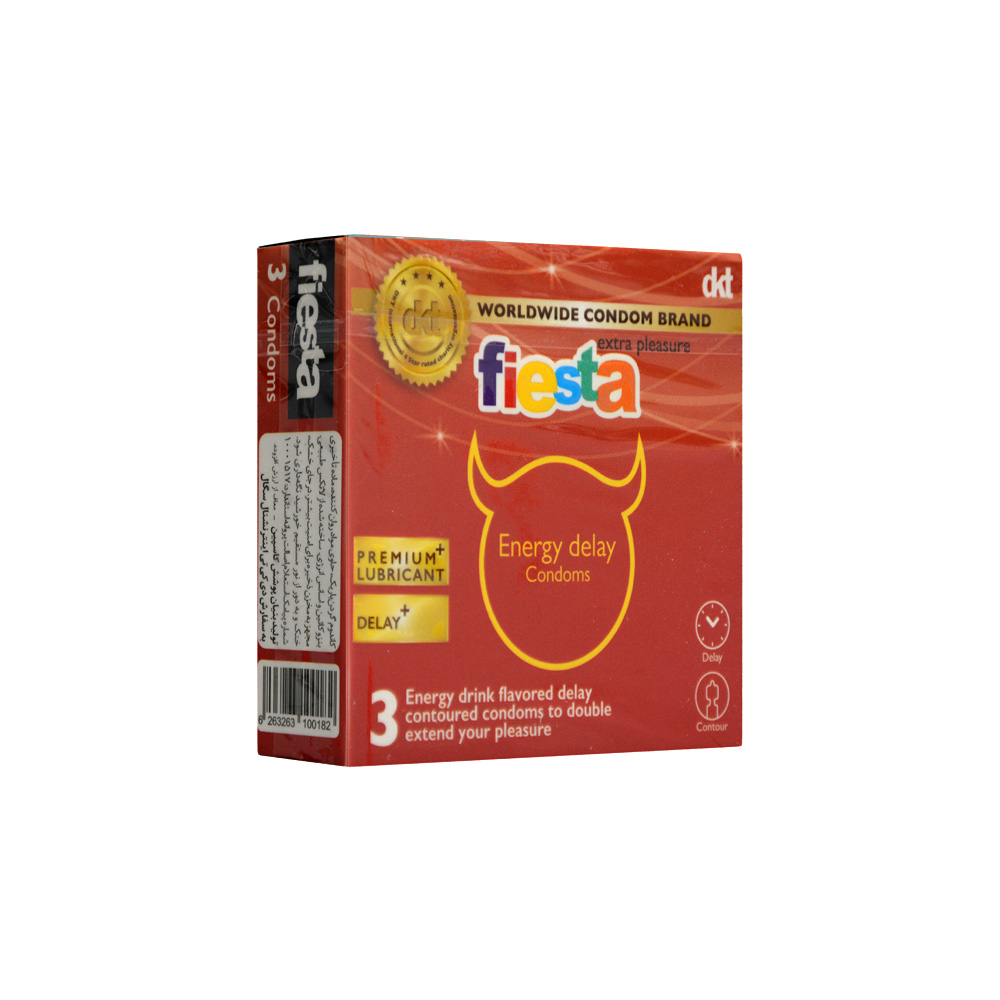 cosmetic-fiesta-energydelay-3pcs-2 کاندوم انرژی تاخیری فیستا 3 عدد - Image 2