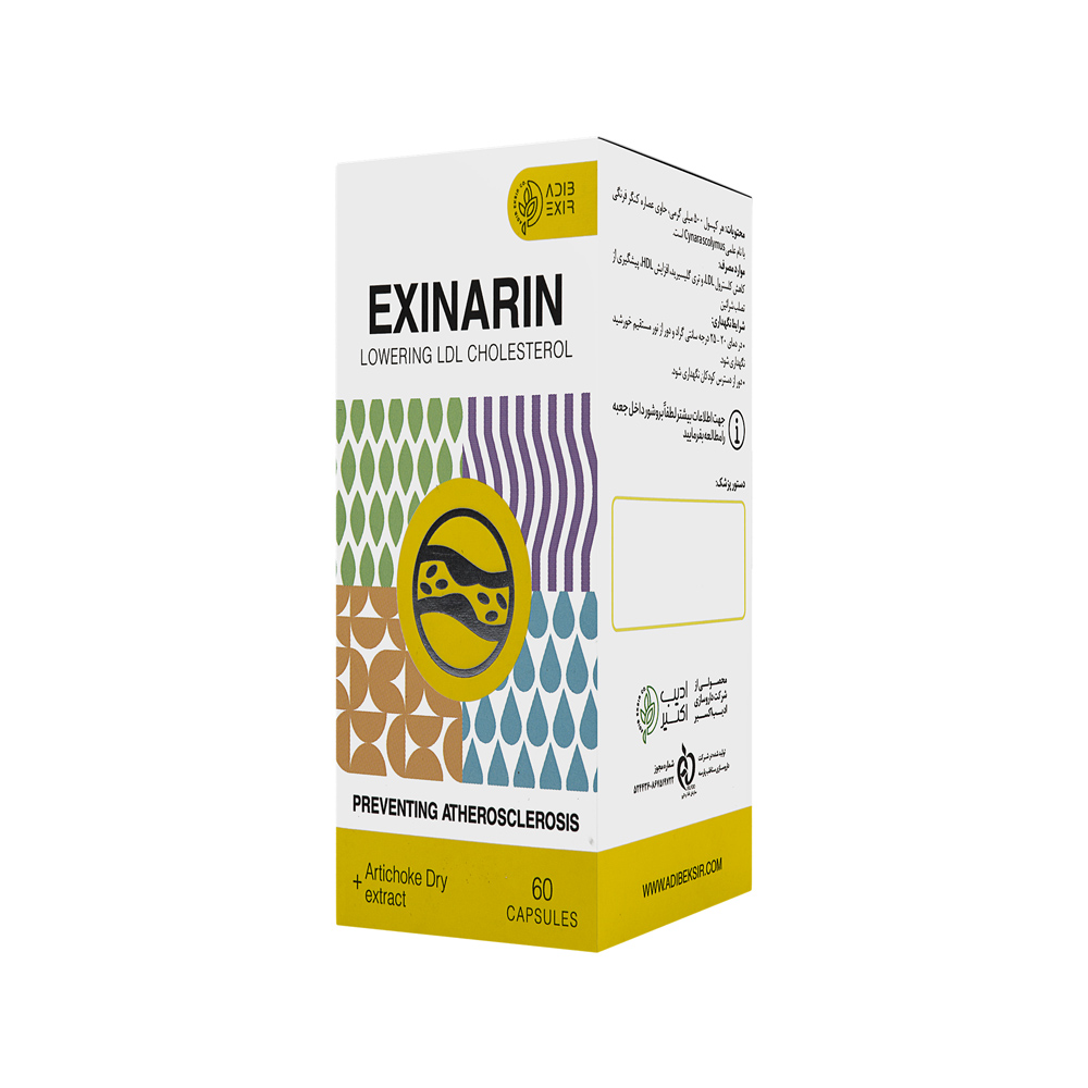 adib-eksir-exinarin-60caps-3 کپسول اکسینارین ادیب اکسیر 60 عددی - Image 4